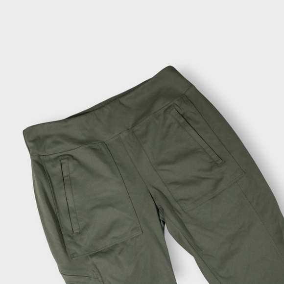 Ridgecut Toughwear Work Leggings Pants Women's M Olive Pull On Stretch Utility - Picture 6 of 12